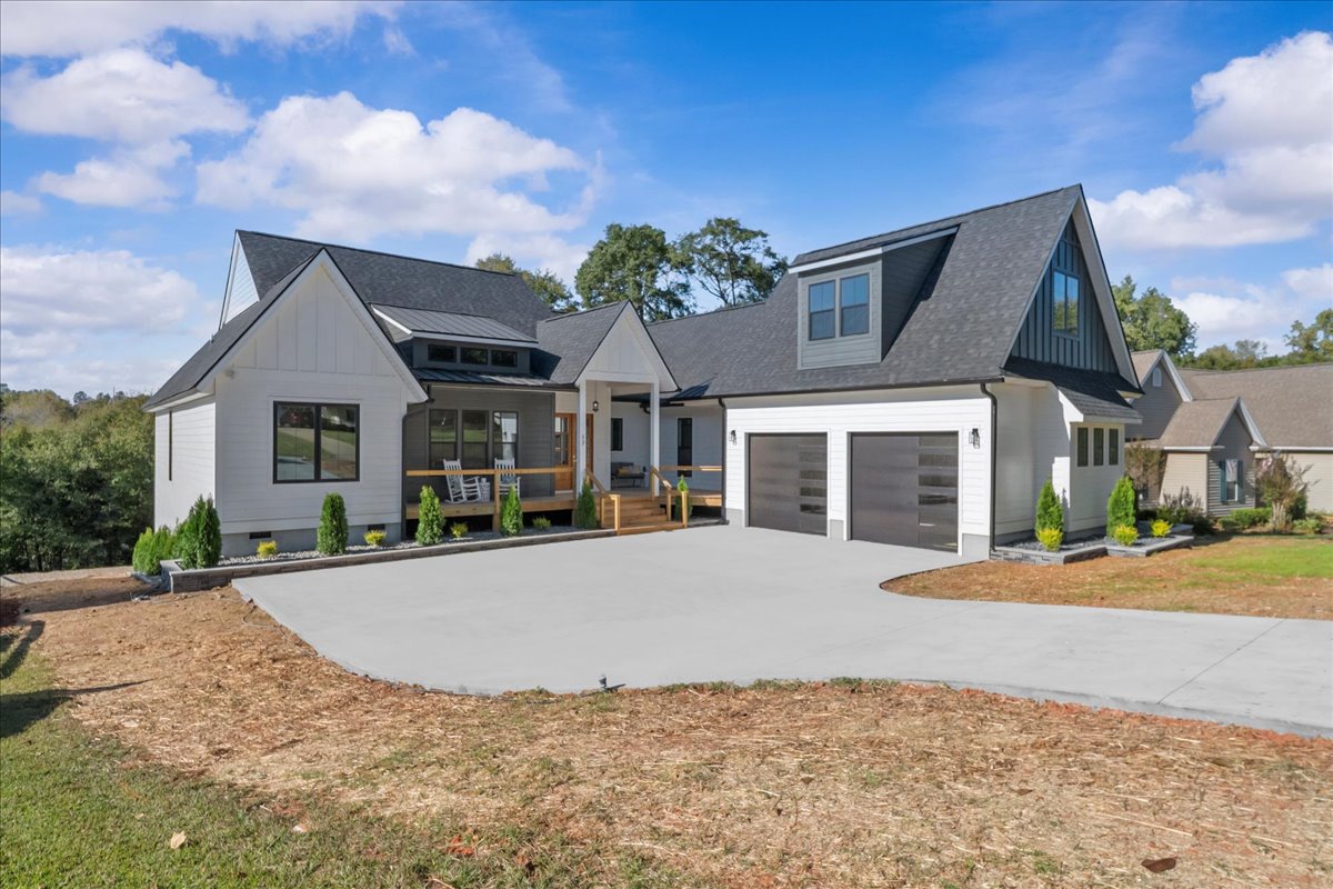 Plenteous home with dual garages